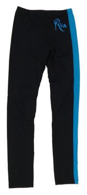 Černo-modré sportovní legíny 