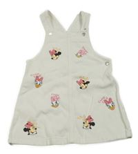Bílé riflové laclové šaty s Minnie a Daisy Disney