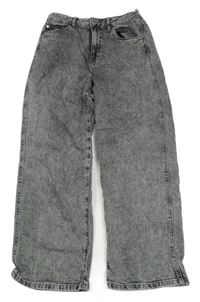 Šedé baggy rifle H&M
