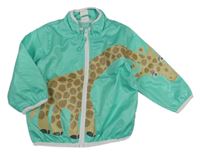 Mátová šusťáková podzimní bunda s žirafou H&M