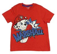 Červené tričko s Marshallem - Paw Patrol George