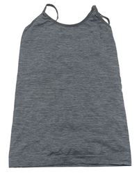 Šedý melírovaný top 