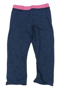 Modro-růžové melírované sportovní legíny H&M