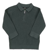 Šedý svetr s límečkem Next 