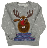 Šedá mikina se sobem C&A