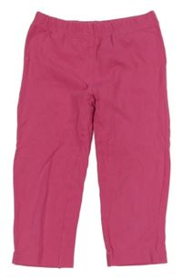 Růžové capri legíny 