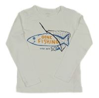 Bílé triko s rybkou Name it 