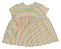 Bílo-barevná pruhovaná tunika F&F