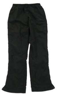 Černé šusťákové sportovní kalhoty Slazenger