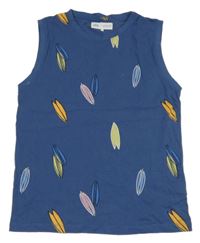 Modré tílko s potiskem Zara 