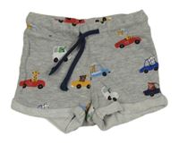 Šedé teplákové kraťasy s auty H&M