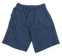 Tmavomodré teplákové kraťasy Next