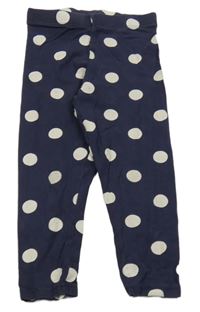 Tmavomodré legíny s puntíky Nutmeg