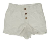 Bílé madeirové plátěné kraťasy Orchestra 