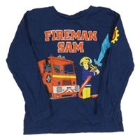 Tmavomodré triko s Požárníkem Samem 