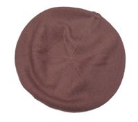 Čokoládový pletený baret C&A