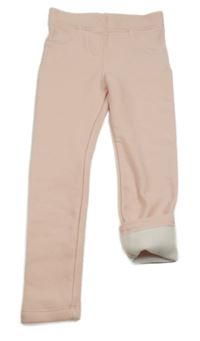 Světlerůžové teplákové zateplené tregíny lupilu