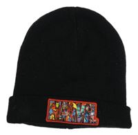 Černá pletená čepice s logem s Avengers MARVEL