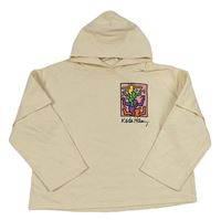 Krémová mikina s potiskem a kapucí - Keith Haring H&M