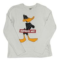 Bílé triko s Daffym - Looney Tunes