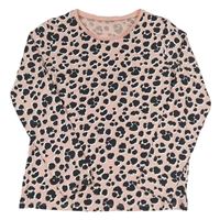 Růžové vzorované triko George