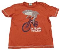 Červené tričko se žralokem Eat Ants