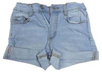 Světlemodré riflové kraťasy Denim Co.