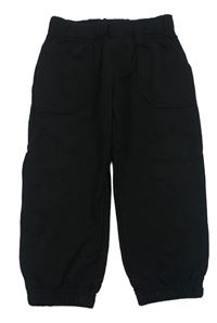 Černé tepláky Mothercare