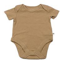 Béžové žebrované body F&F