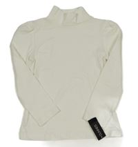 Nové - bílé triko se stojáčkem Dunnes 