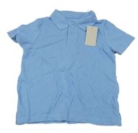 Nové - modré polo tričko 