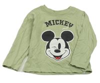 Zelené triko s Mickem Primark