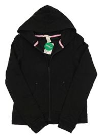 Nové - Černá propínací mikina s kapucí H&M