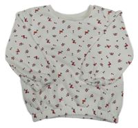 Bílá květovaná mikina Primark
