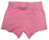 Růžové žebrované kraťasy Primark