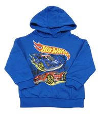 Tmavomodrá mikina s auty a kapucí - Hot Wheels