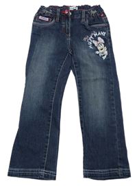 Tmavomodré rifle s Minnie C&A