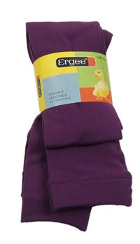 Nové - Tmavofialové zateplené punčocháčové legíny Ergee