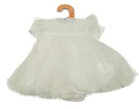 Nové - Bílé puntíkaté slavnostní tylové šaty Primark