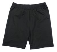 Černé elastcké kraťasy Shein