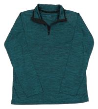 Petrolejové melírované sportovní triko Primark