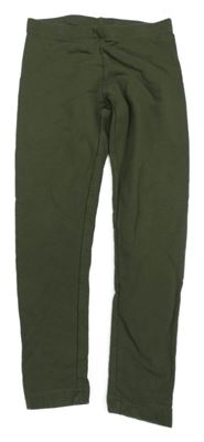 Khaki zateplené legíny C&A