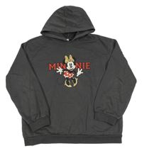 Antracitová mikina s Minnie a kapucí LC Waikiki