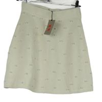 Nové - Dámská smetanová pletená vlněná sukně s perličkami River Island 