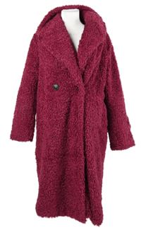 Dámský purpurový buklé kabát Papaya 