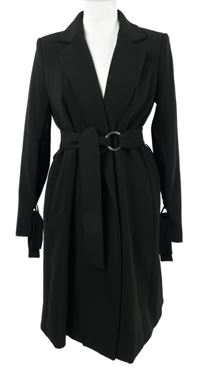 Dámský černý kabátový cardigan H&M