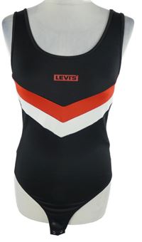 Dámské černé sportovní body s pruhy Levi´s 