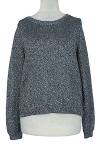 Dámský stříbrný svetr zn. H&M