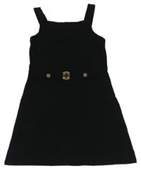 Černé šaty s broží River Island