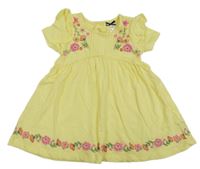 Žluté šaty s květinami Dunnes Stores